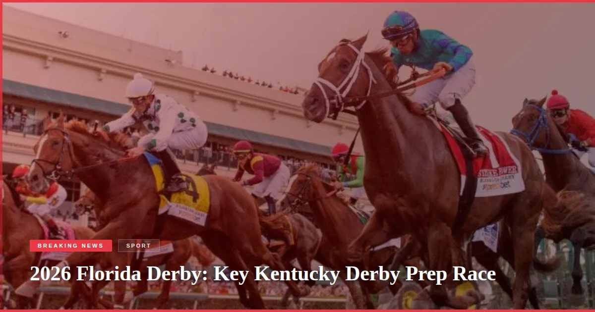 2026 Florida Derby: Key Kentucky Derby Prep Race