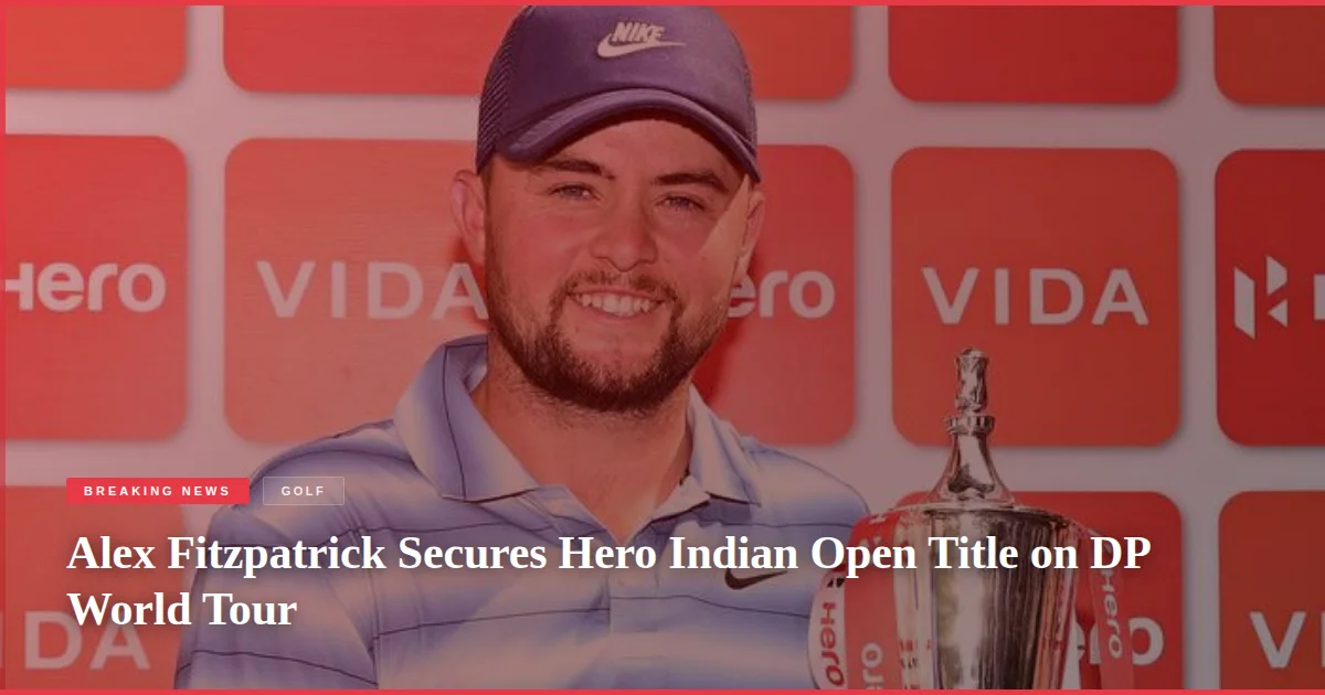 Alex Fitzpatrick Secures Hero Indian Open Title on DP World Tour