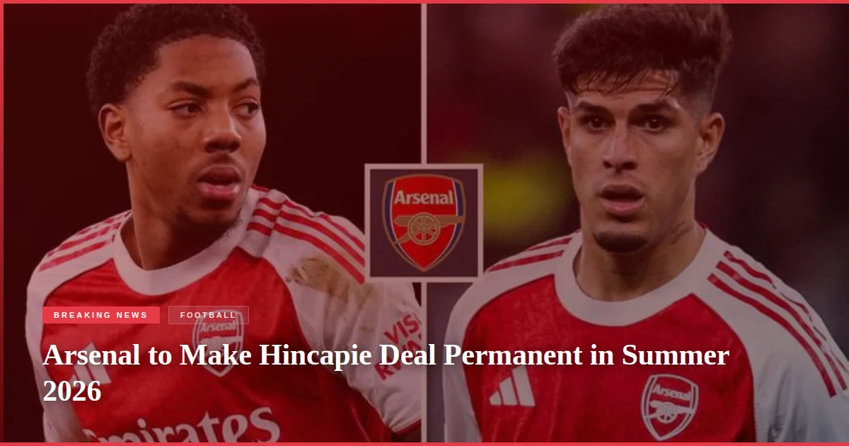 Arsenal to Make Hincapie Deal Permanent in Summer 2026