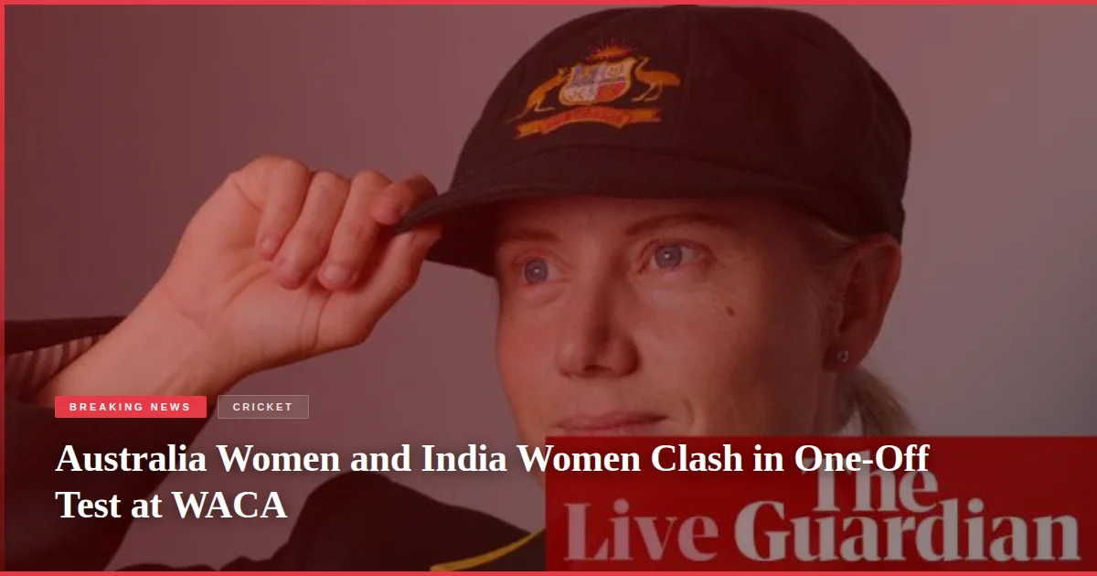 Australia Women and India Women Clash in One-Off Test at WACA