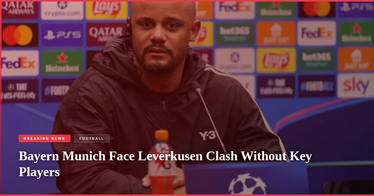Bayern Munich Face Leverkusen Clash Without Key Players
