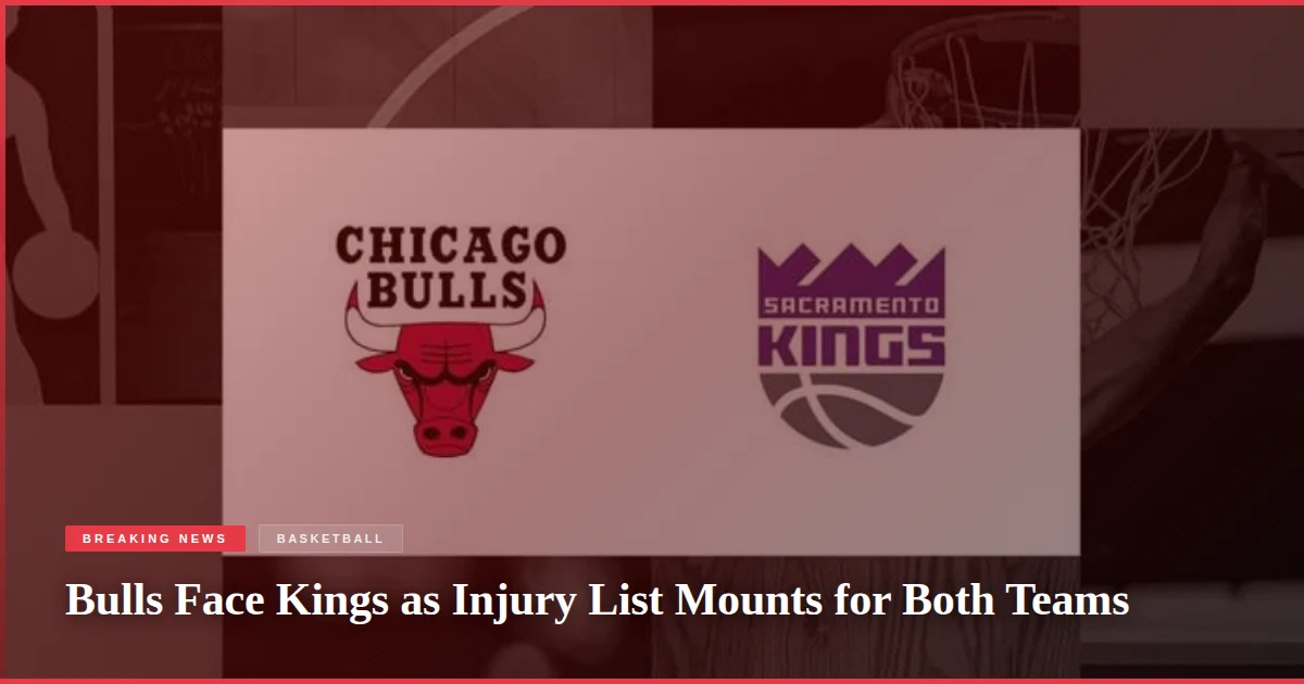 Bulls Face Kings as Injury List Mounts for Both Teams