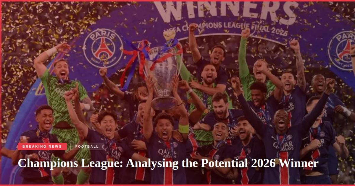 Champions League: Analysing the Potential 2026 Winner