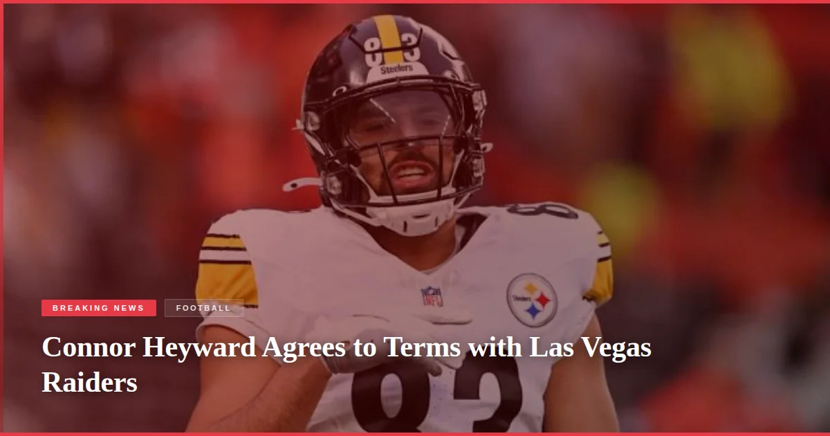 Connor Heyward Agrees to Terms with Las Vegas Raiders