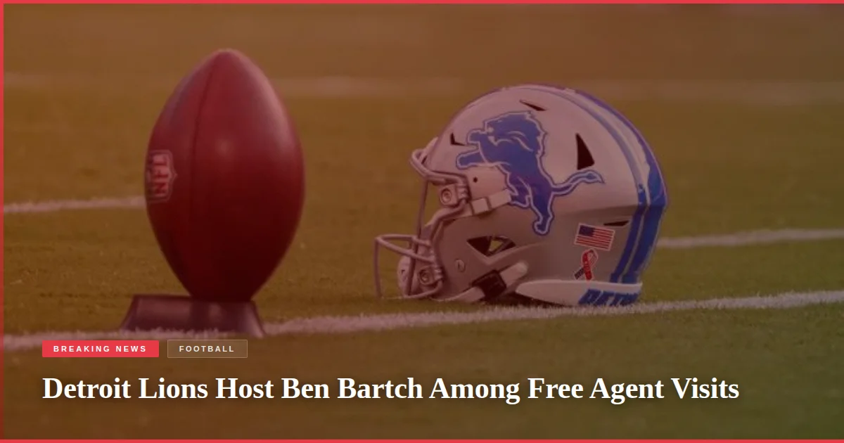 Detroit Lions Host Ben Bartch Among Free Agent Visits