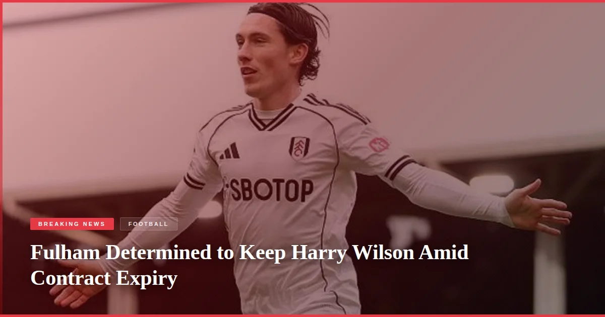 Fulham Determined to Keep Harry Wilson Amid Contract Expiry