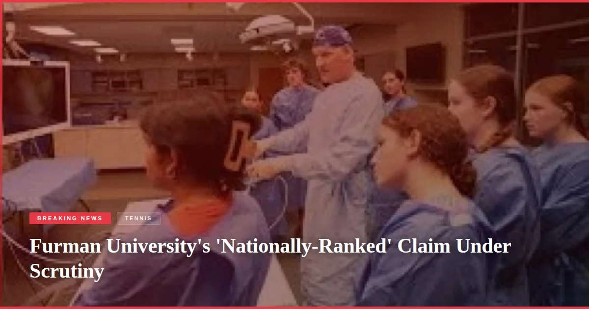 Furman University's 'Nationally-Ranked' Claim Under Scrutiny