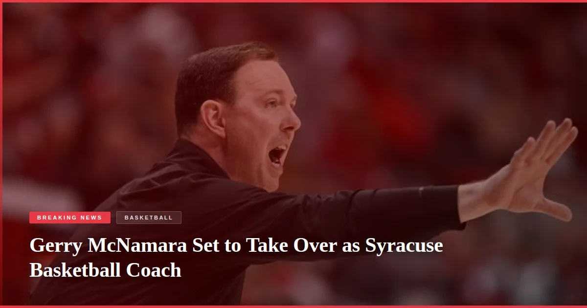 Gerry McNamara Set to Take Over as Syracuse Basketball Coach