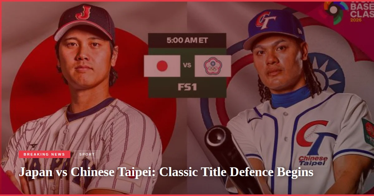Japan vs Chinese Taipei: Classic Title Defence Begins