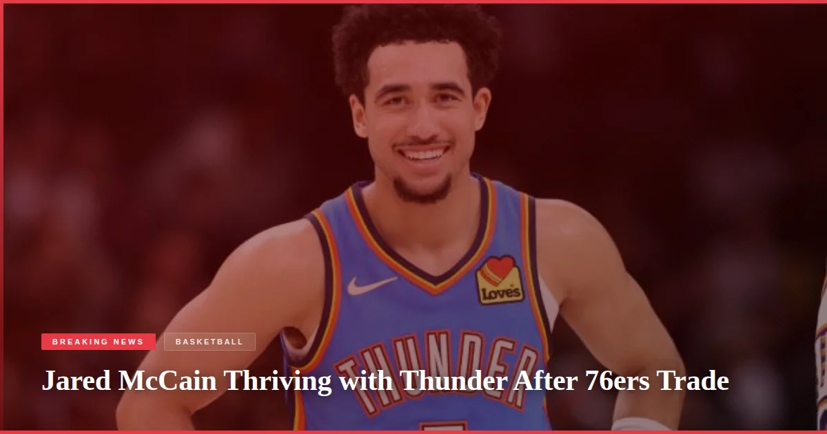 Jared McCain Thriving with Thunder After 76ers Trade