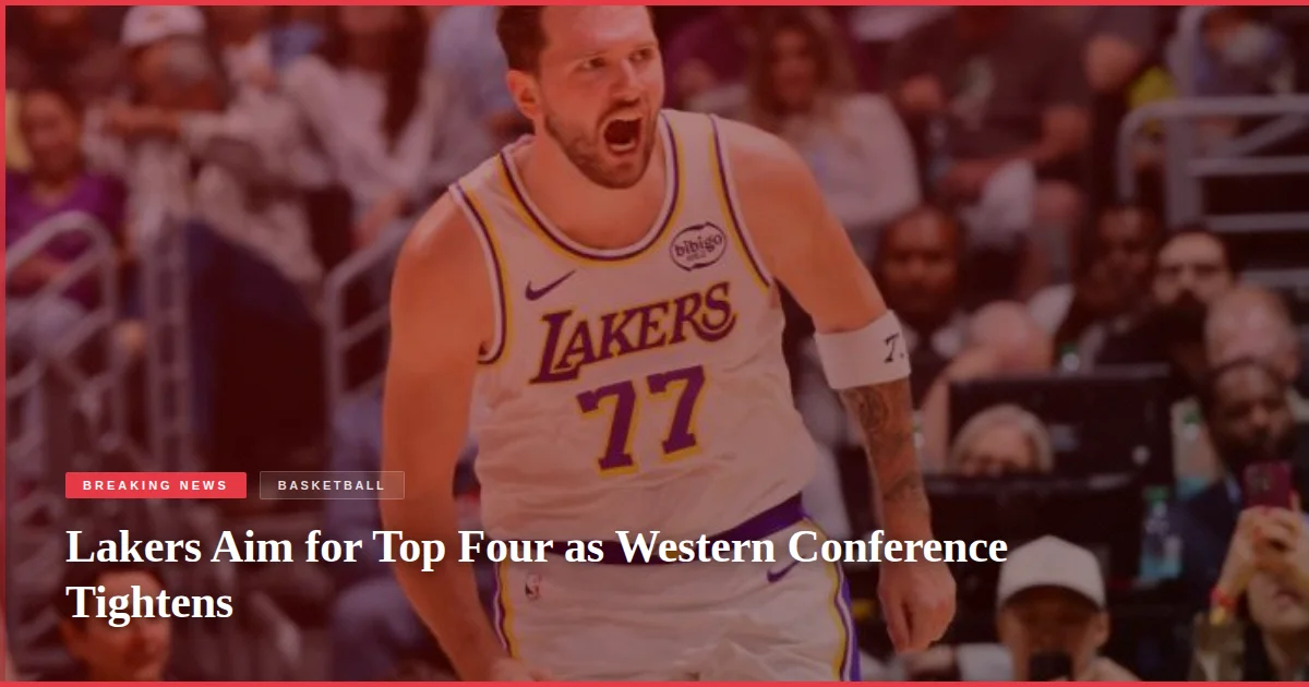 Lakers Aim for Top Four as Western Conference Tightens