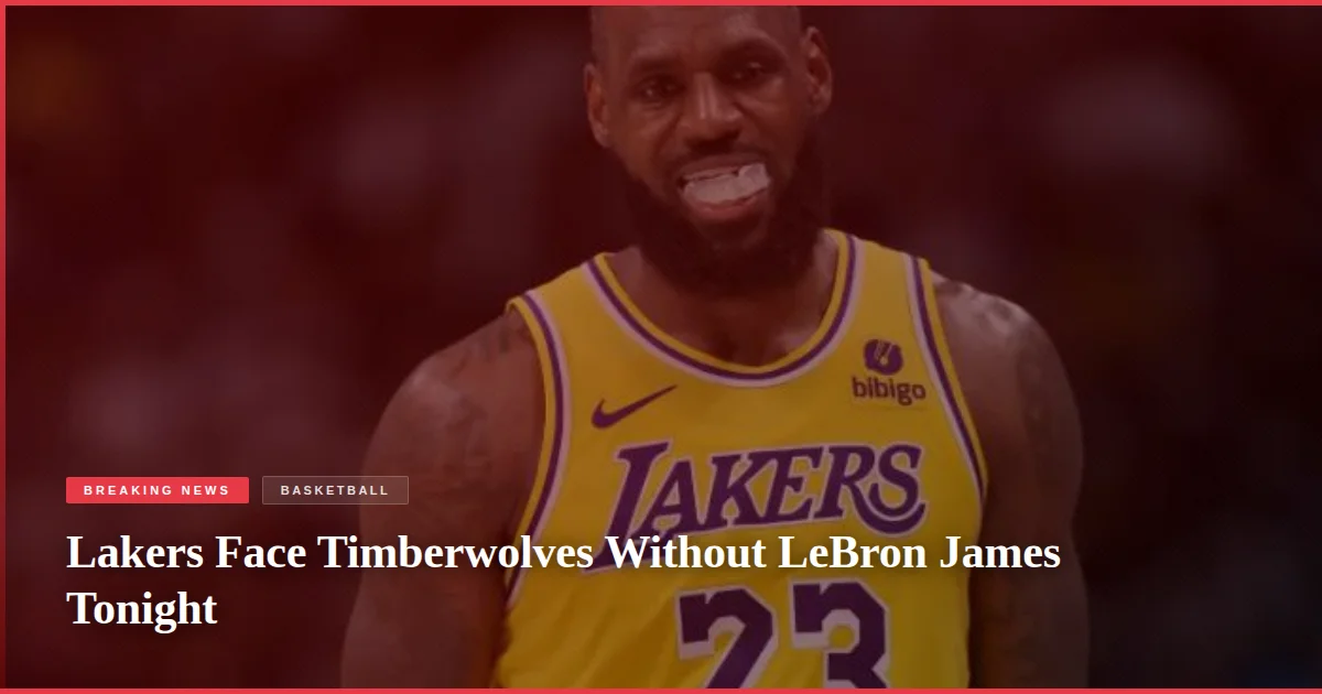 Lakers Face Timberwolves Without LeBron James Tonight