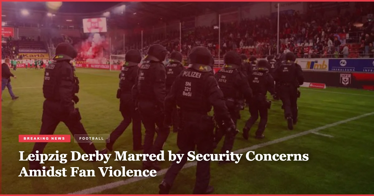Leipzig Derby Marred by Security Concerns Amidst Fan Violence