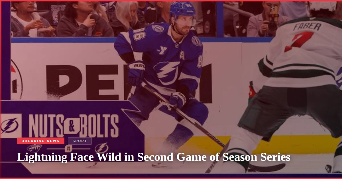 Lightning Face Wild in Second Game of Season Series