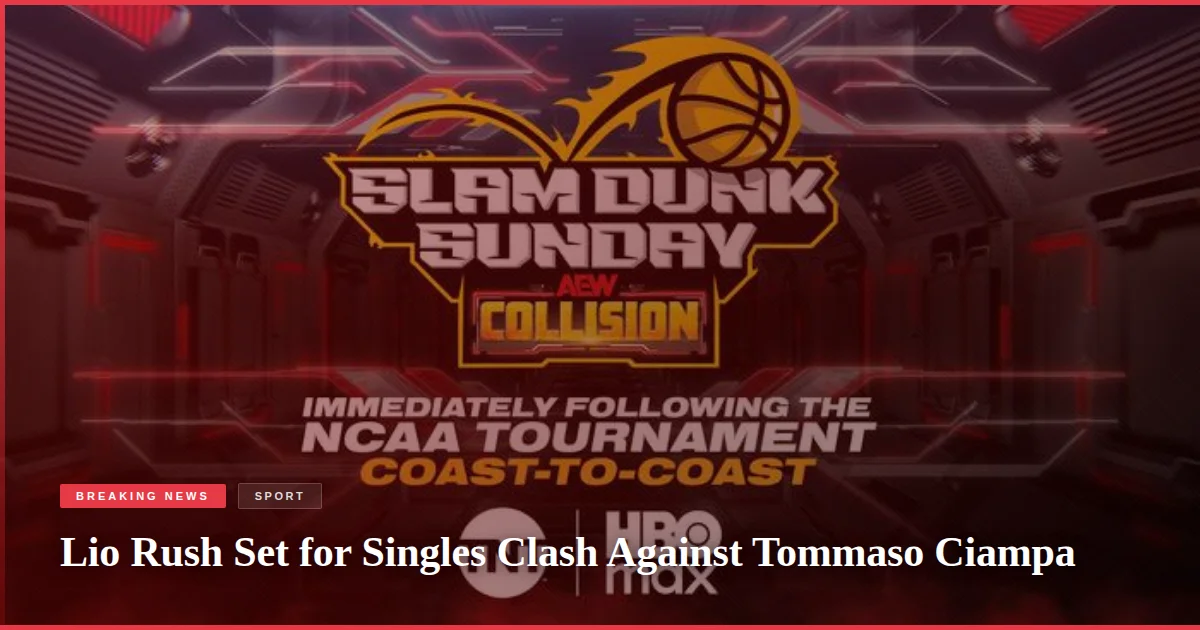 Lio Rush Set for Singles Clash Against Tommaso Ciampa