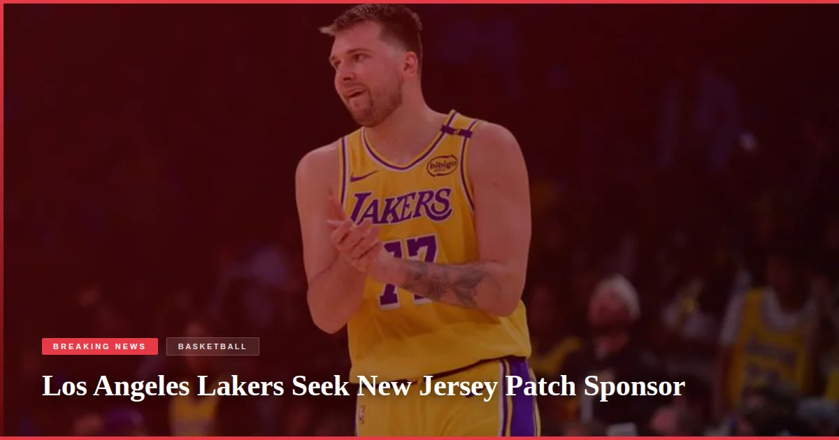 Los Angeles Lakers Seek New Jersey Patch Sponsor