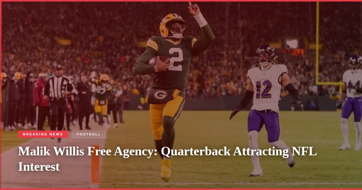 Malik Willis Free Agency: Quarterback Attracting NFL Interest