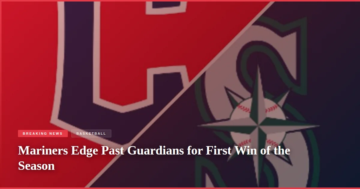 Mariners Edge Past Guardians for First Win of the Season