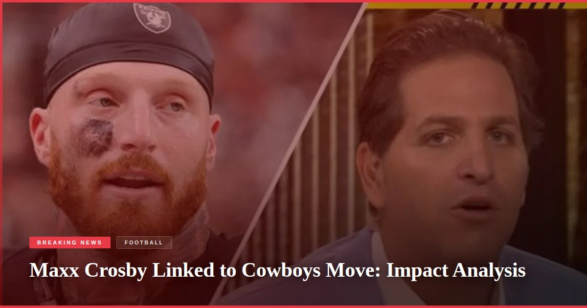 Maxx Crosby Linked to Cowboys Move: Impact Analysis