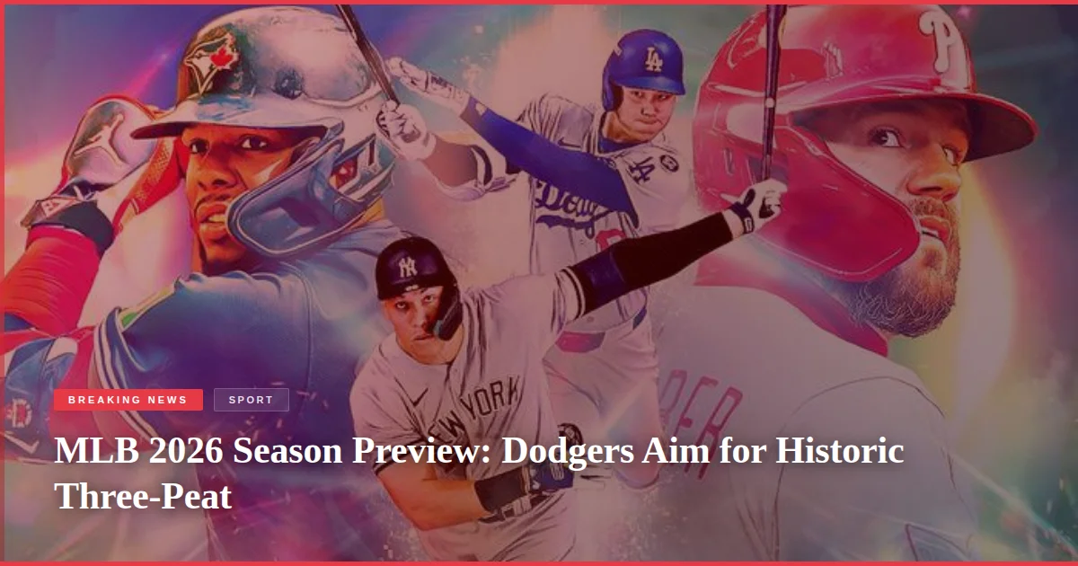 MLB 2026 Season Preview: Dodgers Aim for Historic Three-Peat