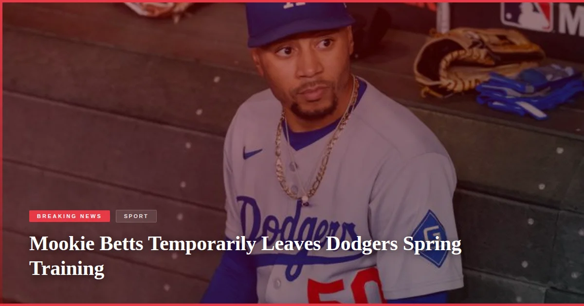 Mookie Betts Temporarily Leaves Dodgers Spring Training