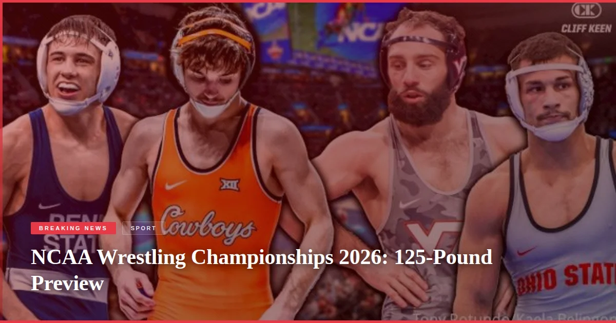 NCAA Wrestling Championships 2026: 125-Pound Preview