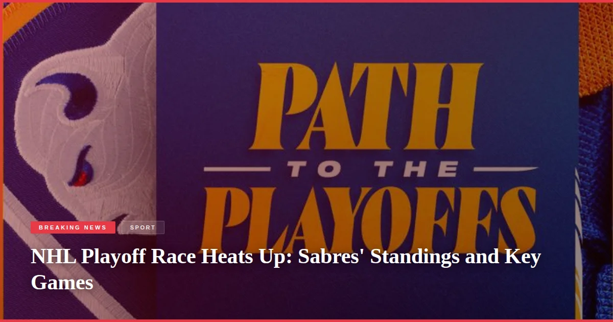 NHL Playoff Race Heats Up: Sabres' Standings and Key Games