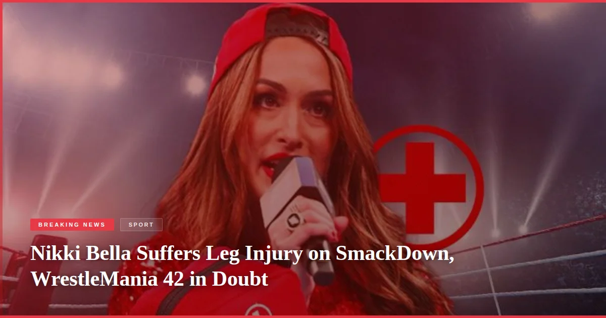 Nikki Bella Suffers Leg Injury on SmackDown, WrestleMania 42 in Doubt