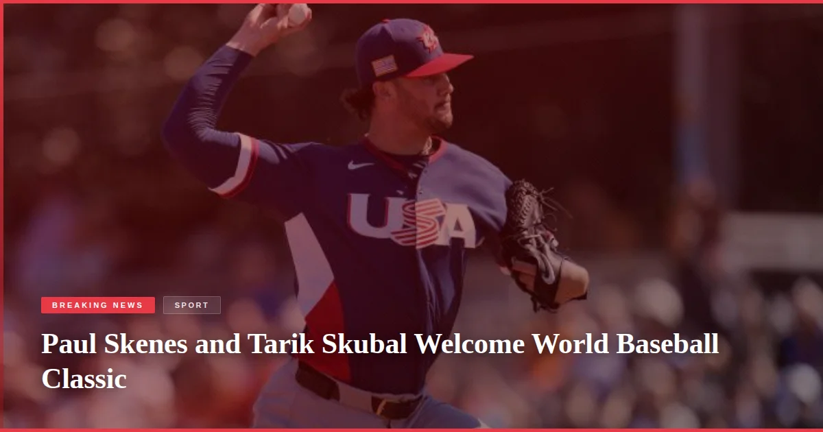 Paul Skenes and Tarik Skubal Welcome World Baseball Classic