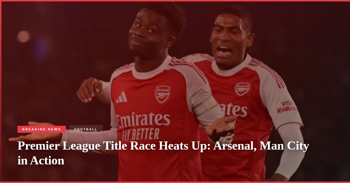 Premier League Title Race Heats Up: Arsenal, Man City in Action