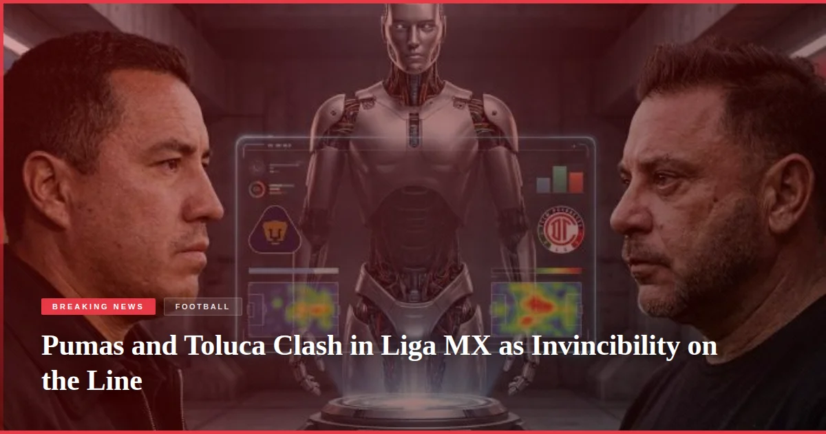 Pumas and Toluca Clash in Liga MX as Invincibility on the Line