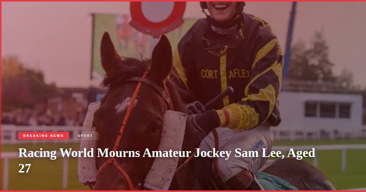 Racing World Mourns Amateur Jockey Sam Lee, Aged 27