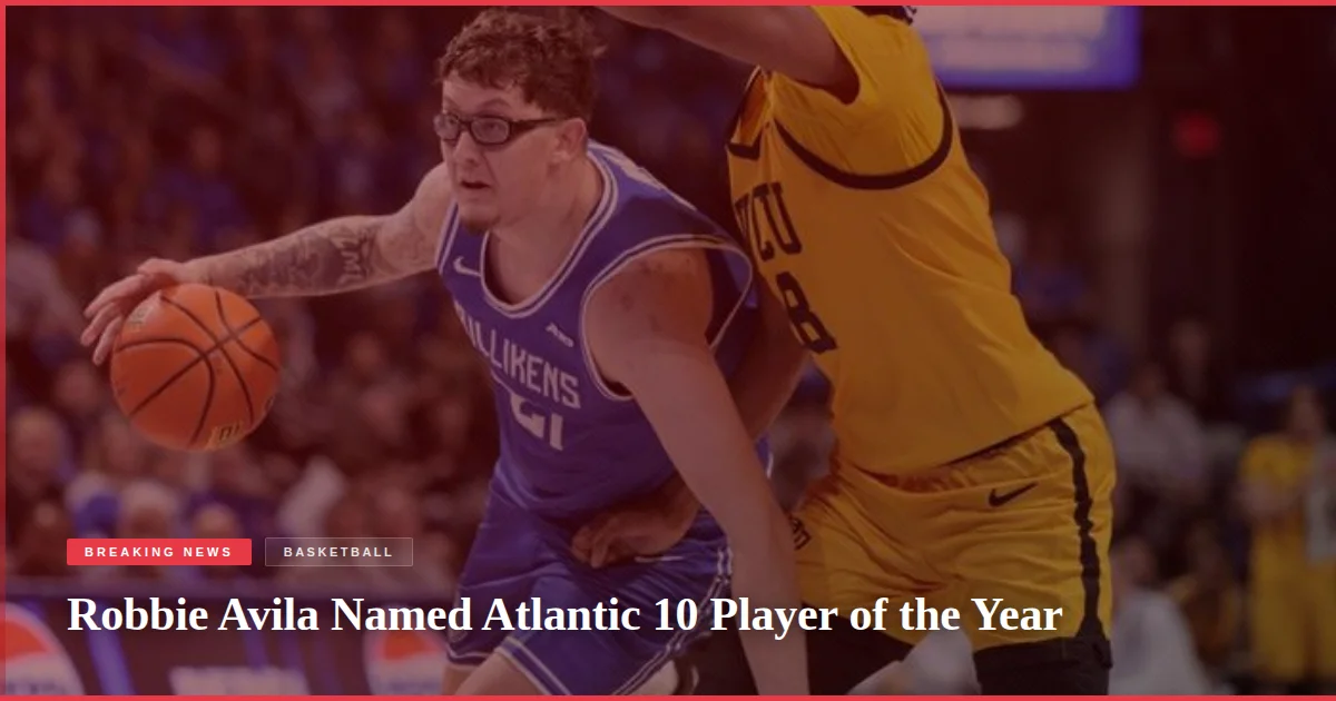 Robbie Avila Named Atlantic 10 Player of the Year