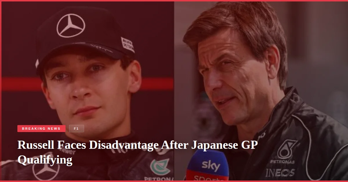 Russell Faces Disadvantage After Japanese GP Qualifying