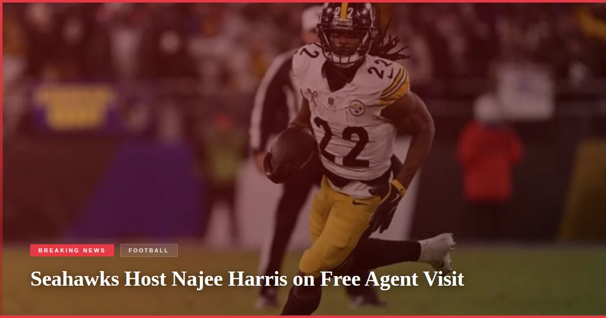 Seahawks Host Najee Harris on Free Agent Visit