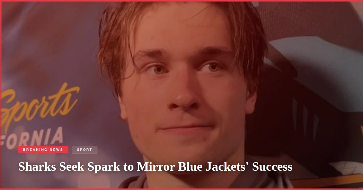 Sharks Seek Spark to Mirror Blue Jackets' Success