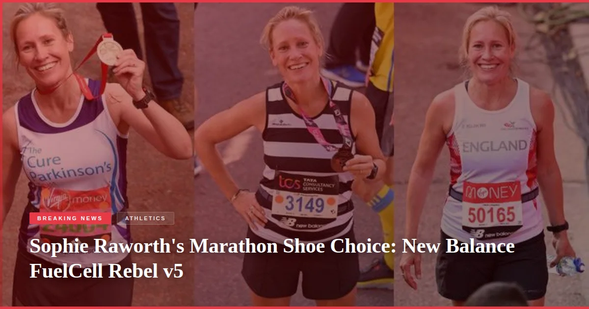 Sophie Raworth's Marathon Shoe Choice: New Balance FuelCell Rebel v5