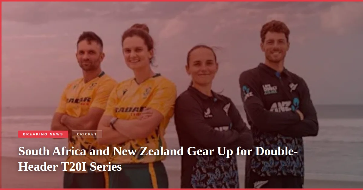 South Africa and New Zealand Gear Up for Double-Header T20I Series