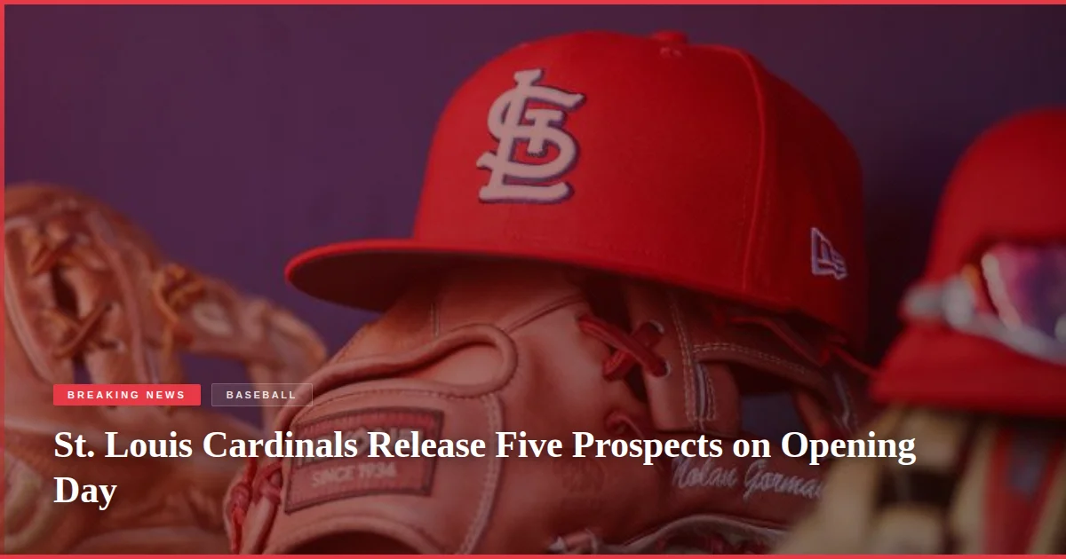St. Louis Cardinals Release Five Prospects on Opening Day