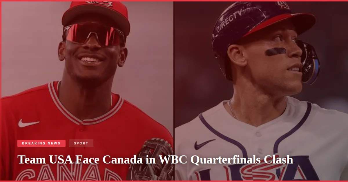 Team USA Face Canada in WBC Quarterfinals Clash