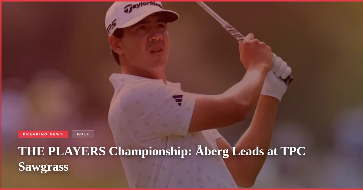 THE PLAYERS Championship: Åberg Leads at TPC Sawgrass