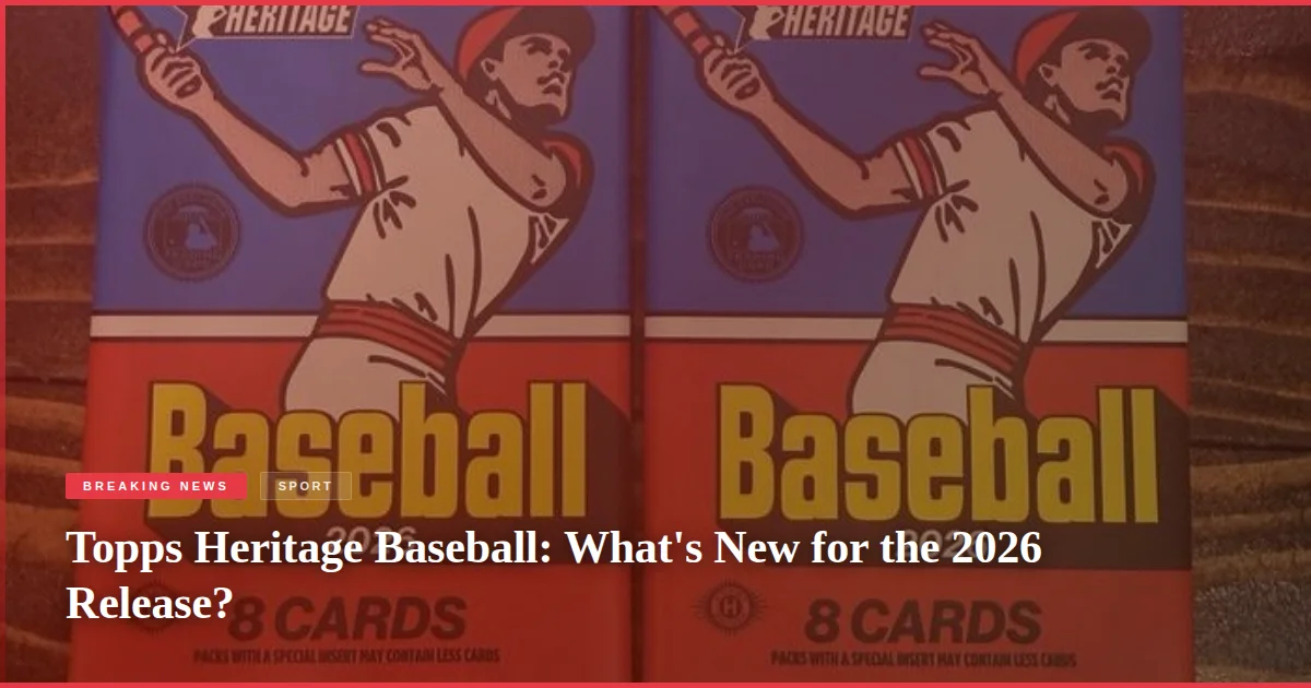 Topps Heritage Baseball: What's New for the 2026 Release?