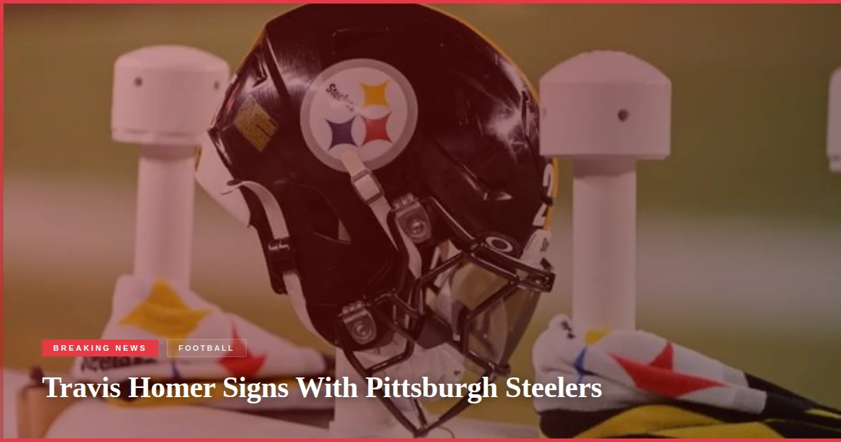 Travis Homer Signs With Pittsburgh Steelers