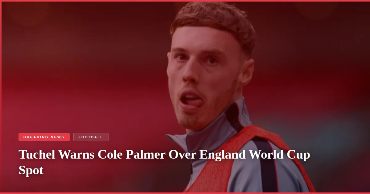 Tuchel Warns Cole Palmer Over England World Cup Spot