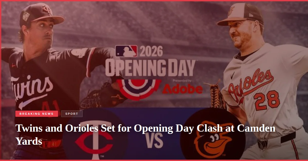 Twins and Orioles Set for Opening Day Clash at Camden Yards