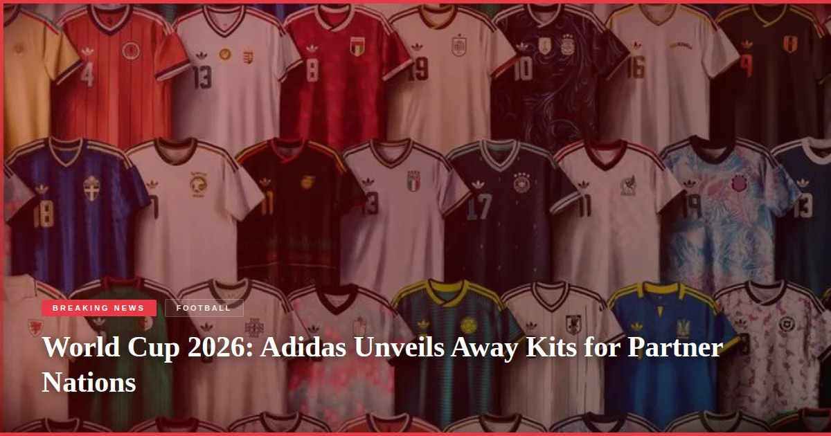 World Cup 2026: Adidas Unveils Away Kits for Partner Nations
