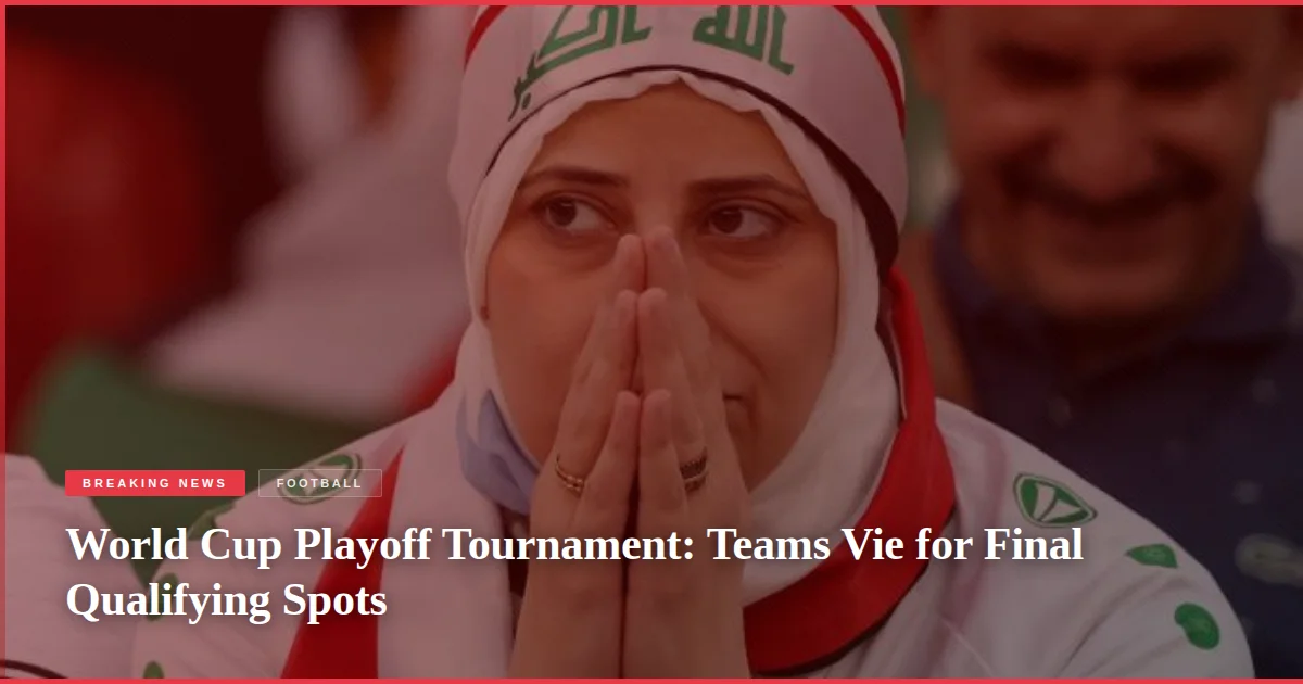World Cup Playoff Tournament: Teams Vie for Final Qualifying Spots