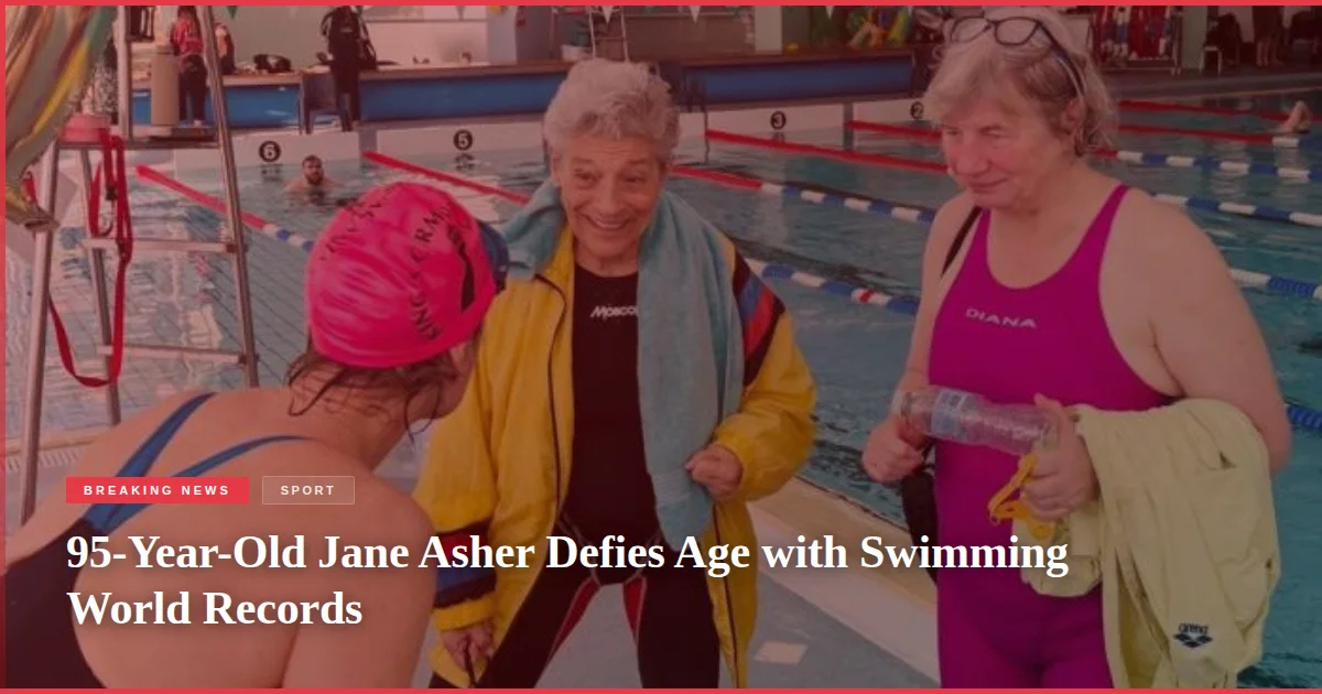 95-Year-Old Jane Asher Defies Age with Swimming World Records