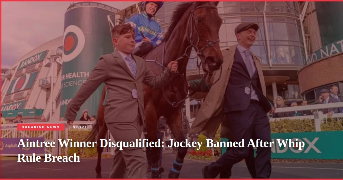 Aintree Winner Disqualified: Jockey Banned After Whip Rule Breach