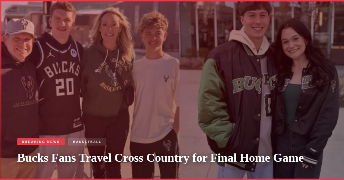 Bucks Fans Travel Cross Country for Final Home Game